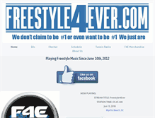 Tablet Screenshot of freestyle4ever.com